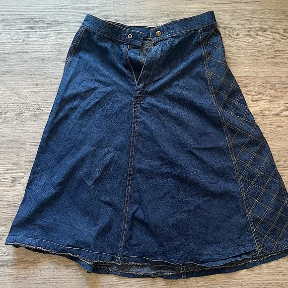 Lee | Skirts | Vintage Denim Skirt | Poshmark